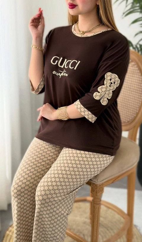 ست تیشرت شلوار زنانه مدل فندوق