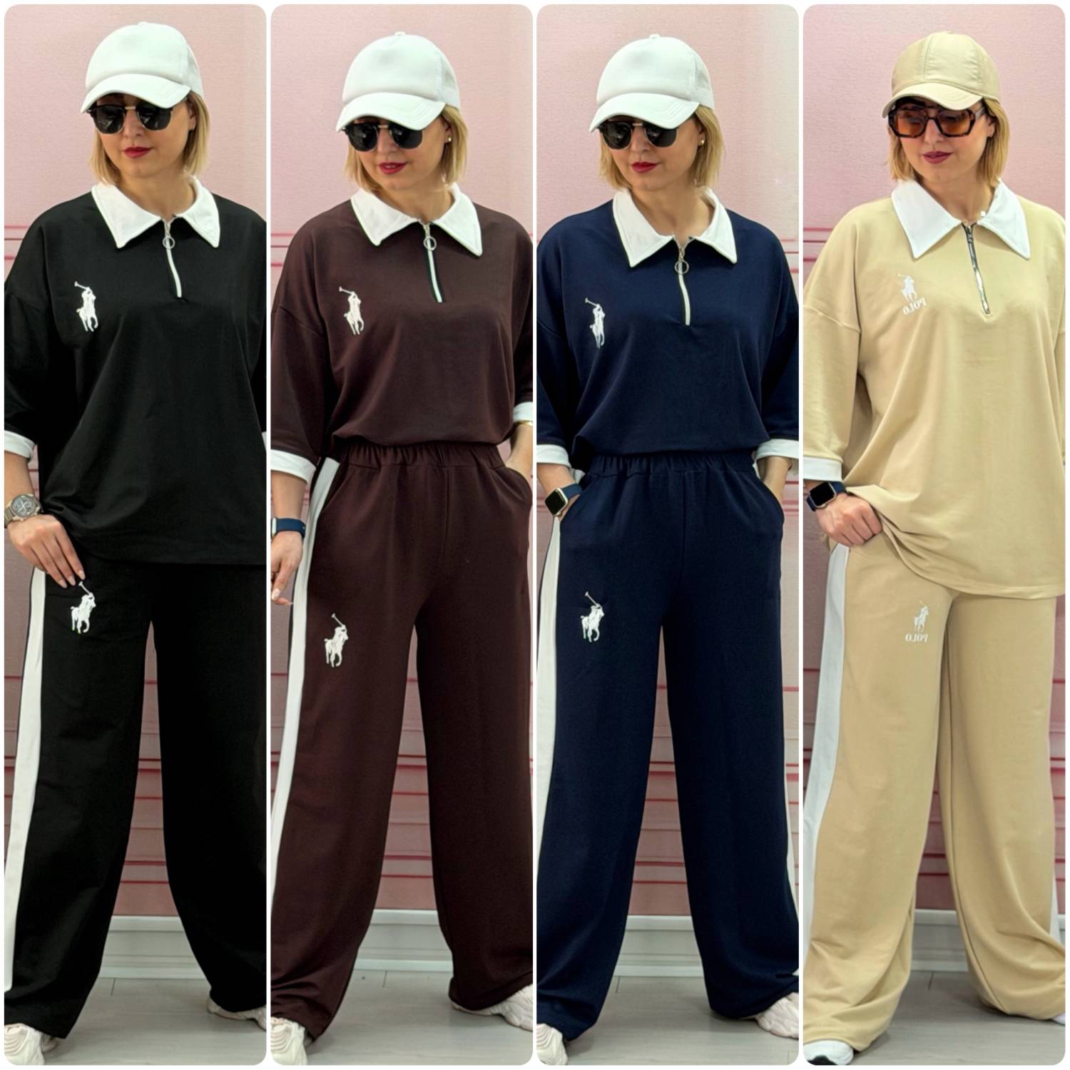 ست بلوز شلوار زنانه مدل POLO