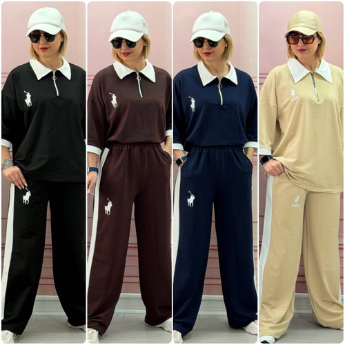 ست بلوز شلوار زنانه مدل POLO
