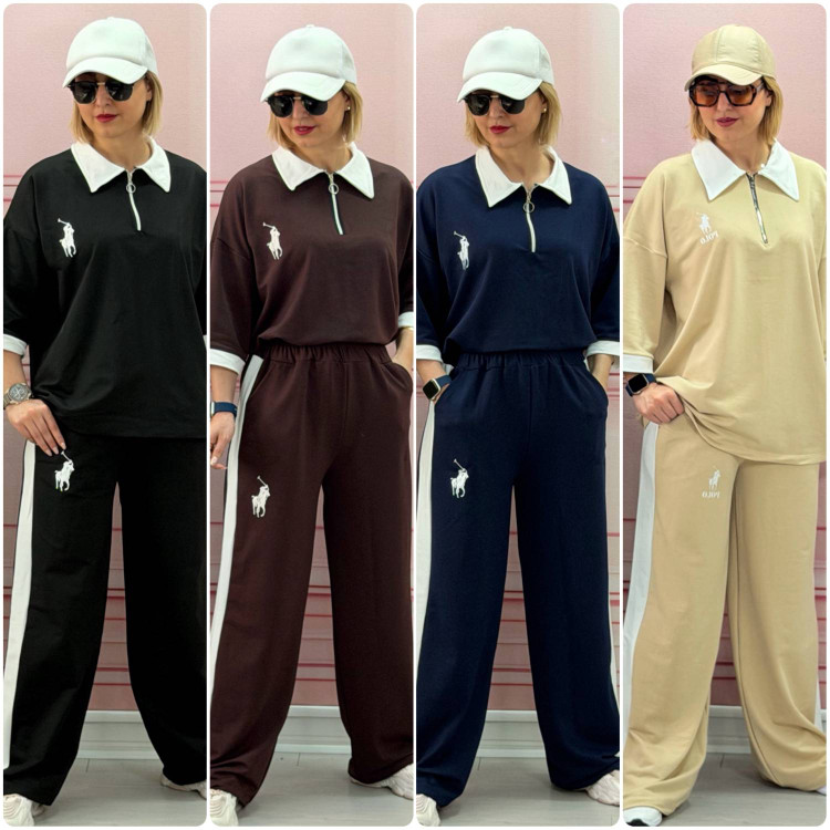 ست بلوز شلوار زنانه مدل POLO