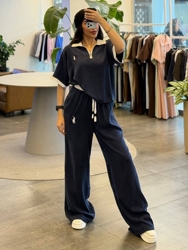 ست بلوز شلوار زنانه مدل POLO