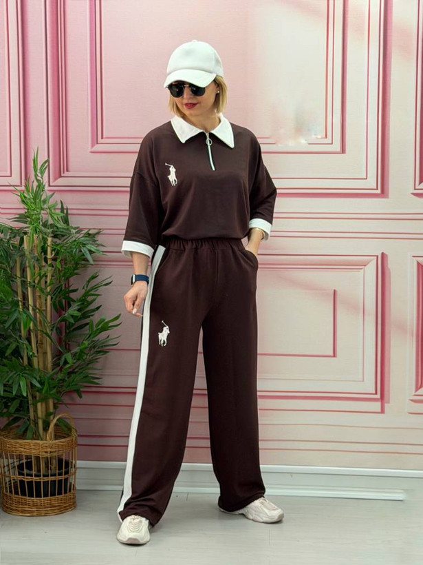 ست بلوز شلوار زنانه مدل POLO