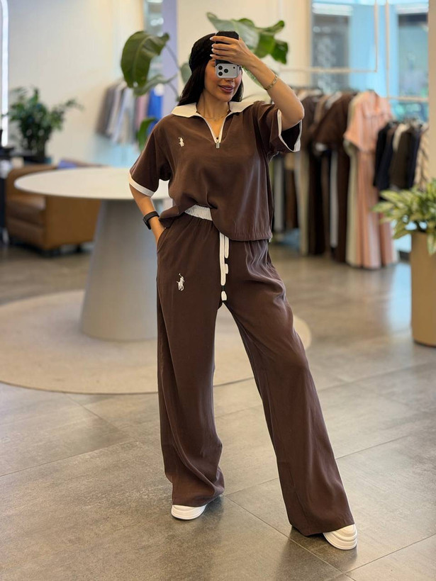 ست بلوز شلوار زنانه مدل POLO