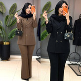 کت و شلوار زنانه مدل بزیاق