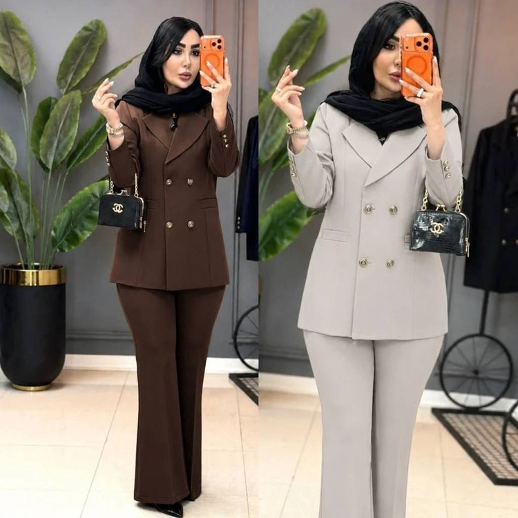 کت و شلوار زنانه مدل بزیاق