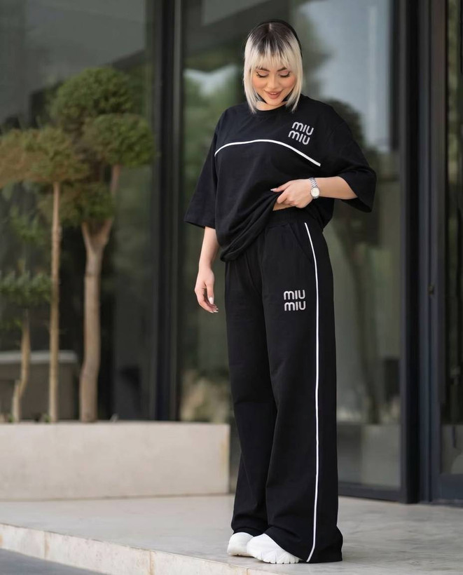ست تیشرت شلوار زنانه مدل دنیز