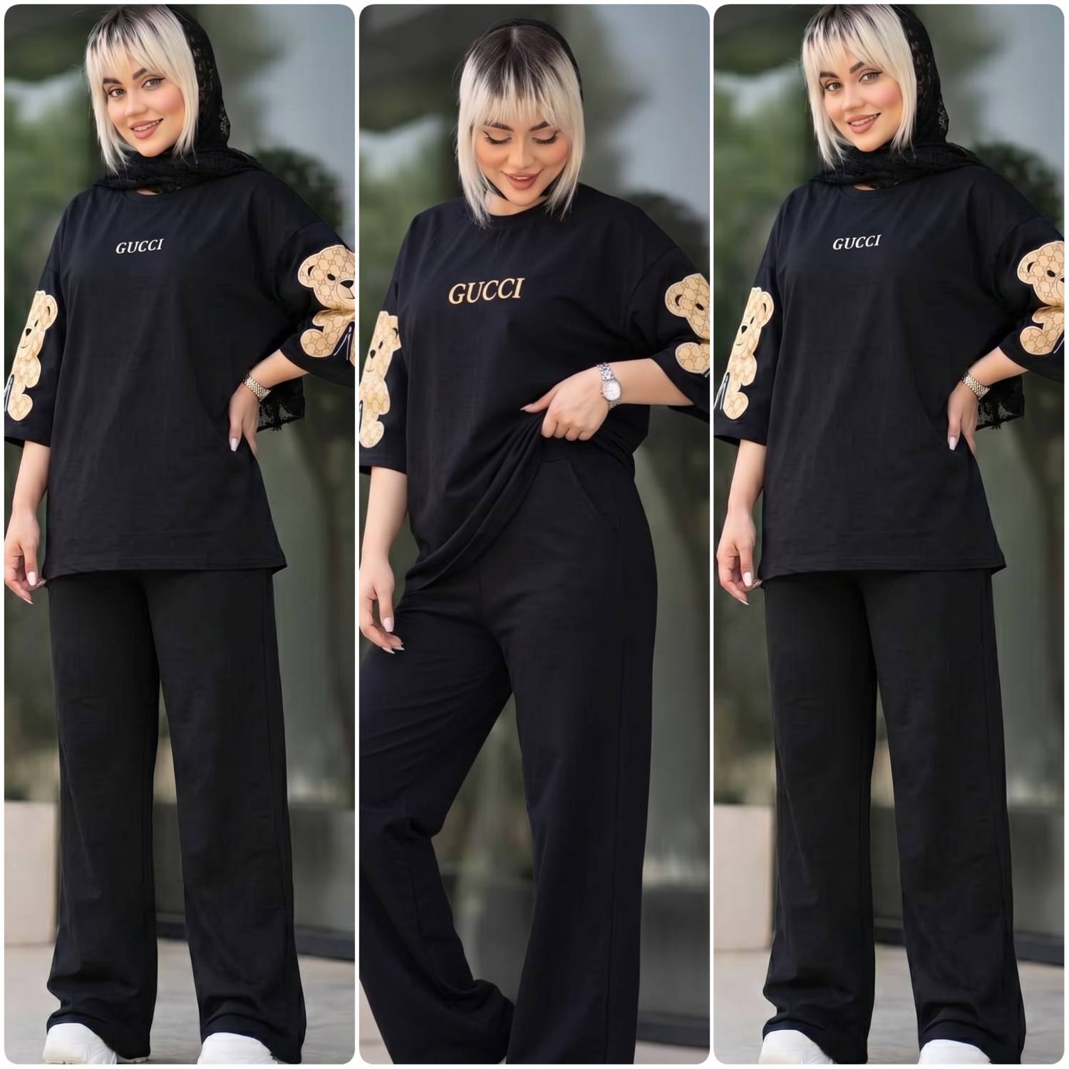 ست تیشرت شلوار زنانه مدل نوا