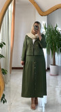 کت و دامن زنانه مدل جلو دکمه سروناز