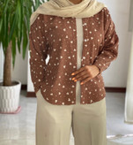 شومیز زنانه مدل قلبی