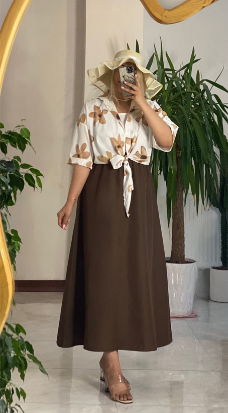 ست شومیز دامن زنانه مدل شانا