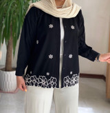 مانتو زنانه گلدوزی مدل غزل