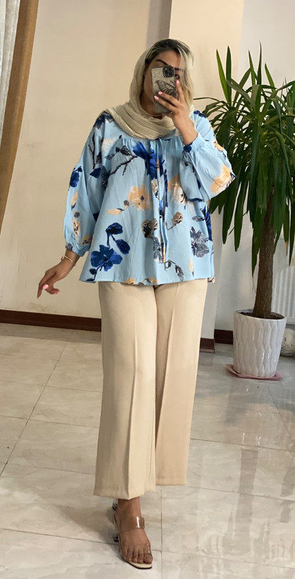 شومیز عروسکی زنانه مدل گلدار