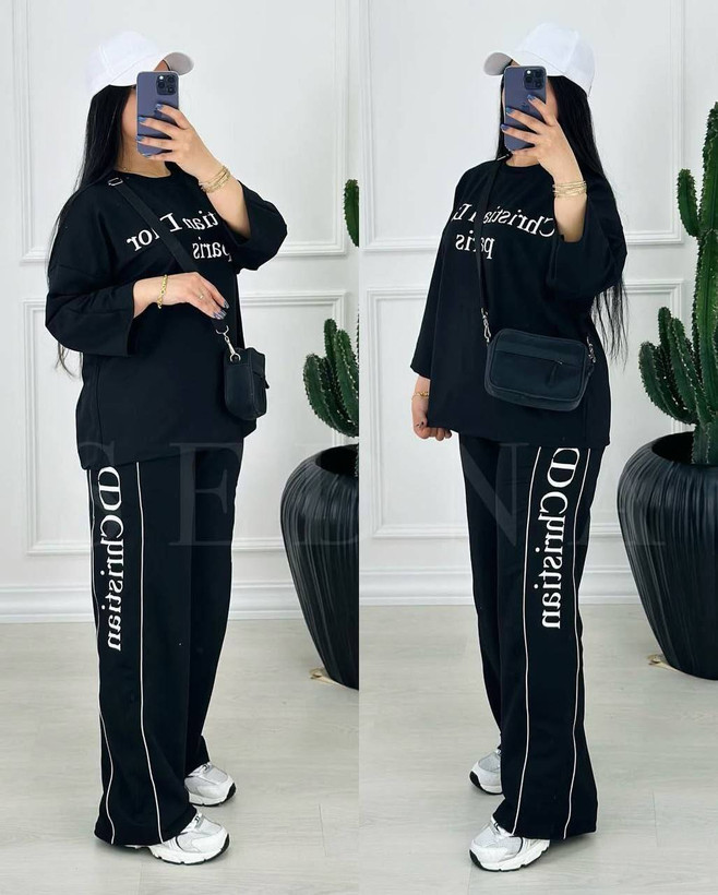 ست تیشرت شلوار زنانه مدل بارین