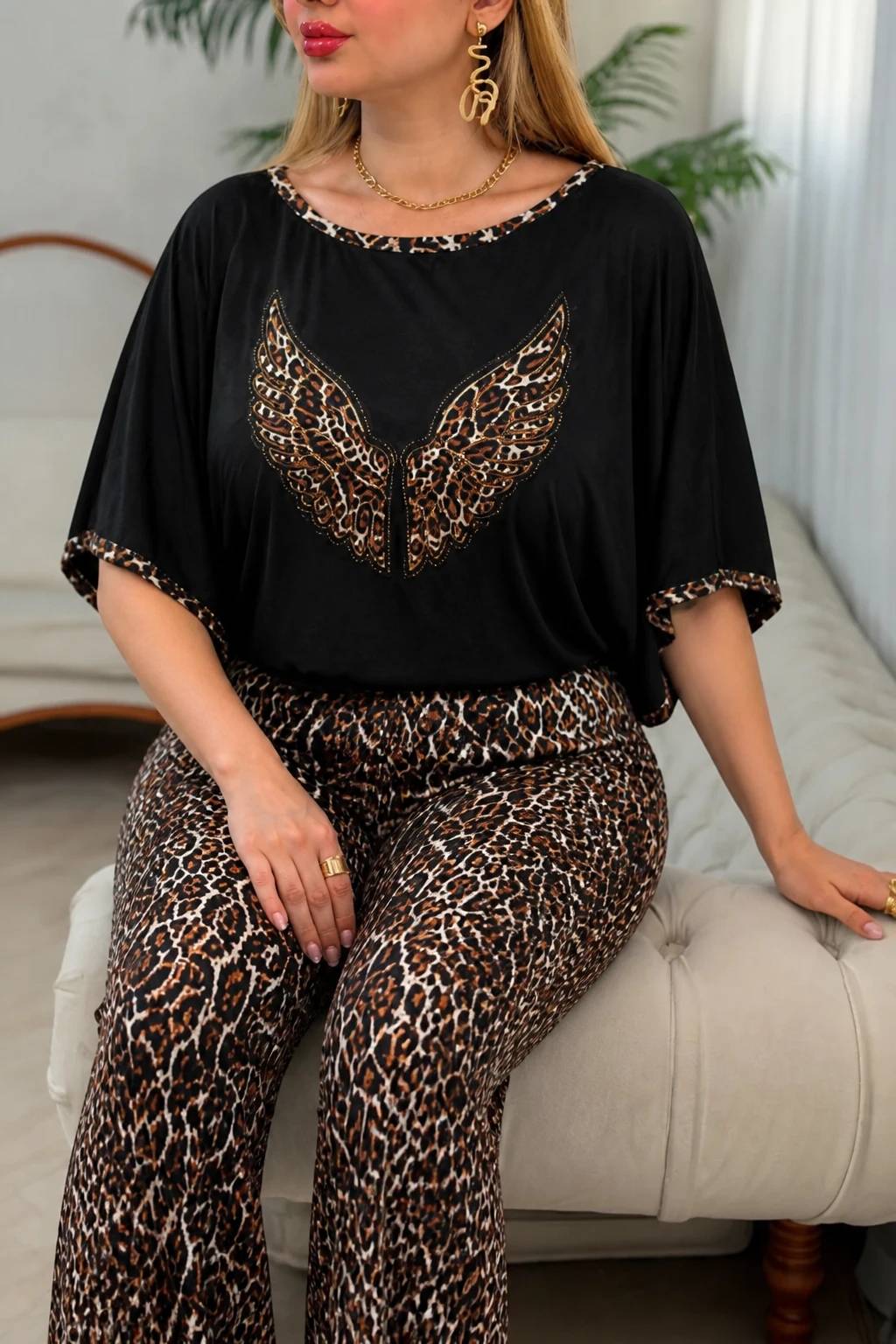 ست تیشرت شلوار زنانه مدل میشل