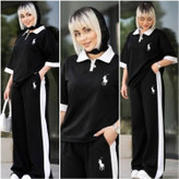 ست تیشرت شلوار زنانه مدل پولو