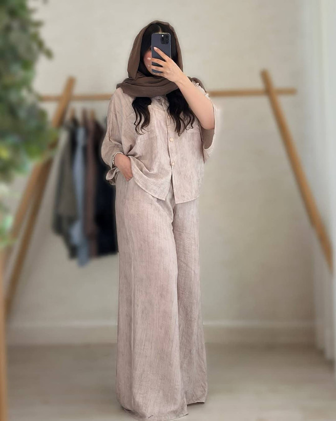 شومیز شلوار زنانه مدل اطلس