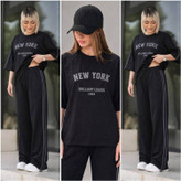 ست تیشرت شلوار زنانه NEW YORK