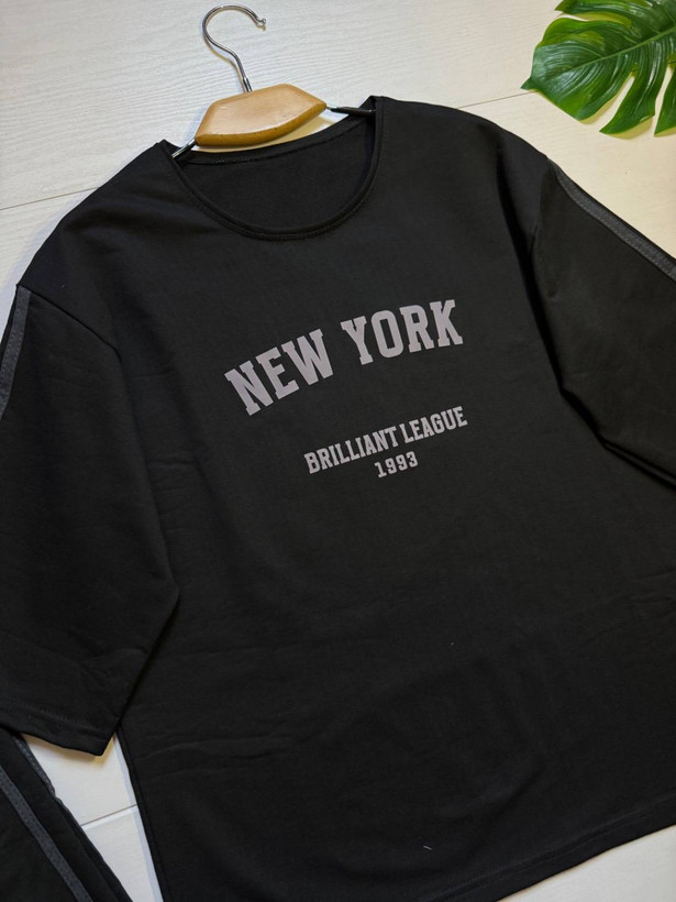 ست تیشرت شلوار زنانه NEW YORK