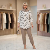 شومیز مانتویی زنانه مدل دنیز