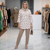 شومیز مانتویی زنانه مدل دنیز