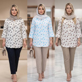 شومیز مانتویی زنانه مدل دنیز