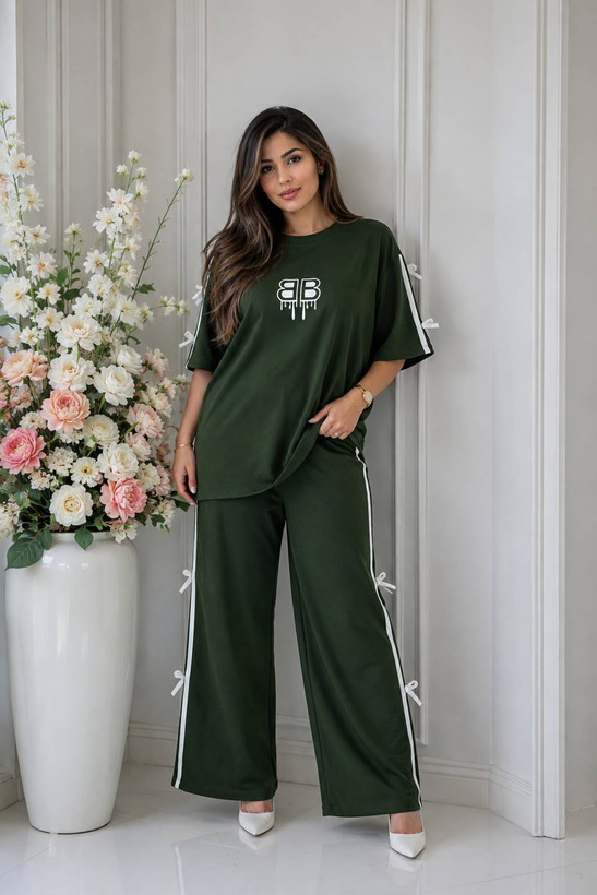 ست تیشرت شلوار زنانه مدل بالنسیاگا جدید