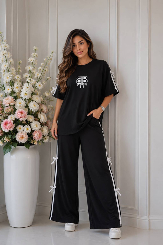 ست تیشرت شلوار زنانه مدل بالنسیاگا جدید