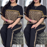 ست تیشرت شلوار زنانه مدل ساتین