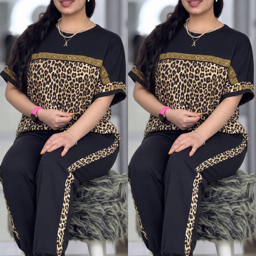 ست تیشرت شلوار زنانه مدل ساتین