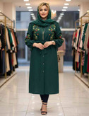 مانتو گلدوزی زنانه مدل باران