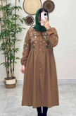 مانتو گلدوزی زنانه مدل باران