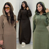کفتان زنانه مدل ساعت شنی جنس بافت