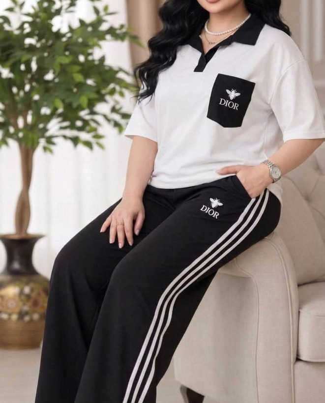 ست تیشرت شلوار زنانه مدل دیور DIOR