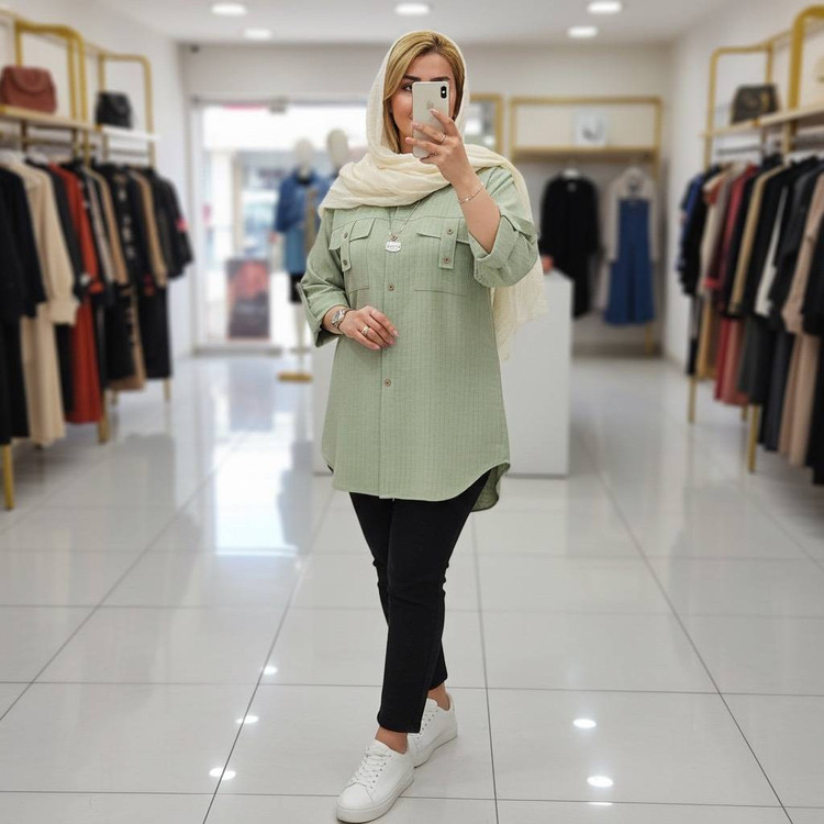 شومیز دیپلمات زنانه مدل مهنا