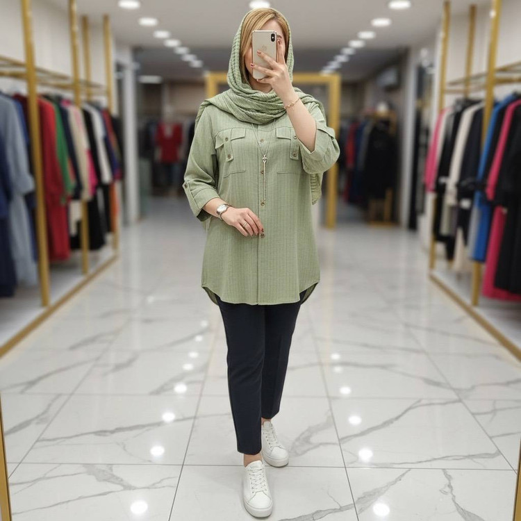 شومیز دیپلمات زنانه مدل مهنا