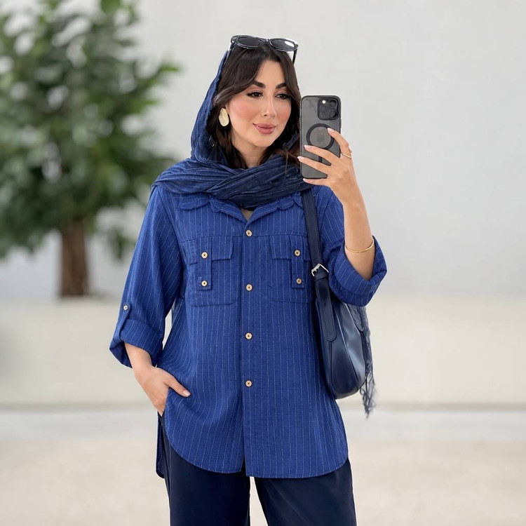 شومیز دیپلمات زنانه مدل مهنا