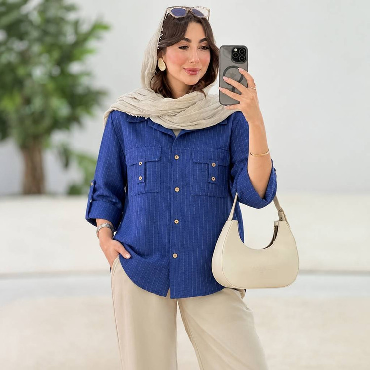 شومیز دیپلمات زنانه مدل مهنا