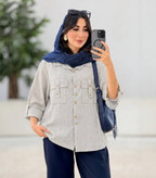 شومیز دیپلمات زنانه مدل مهنا