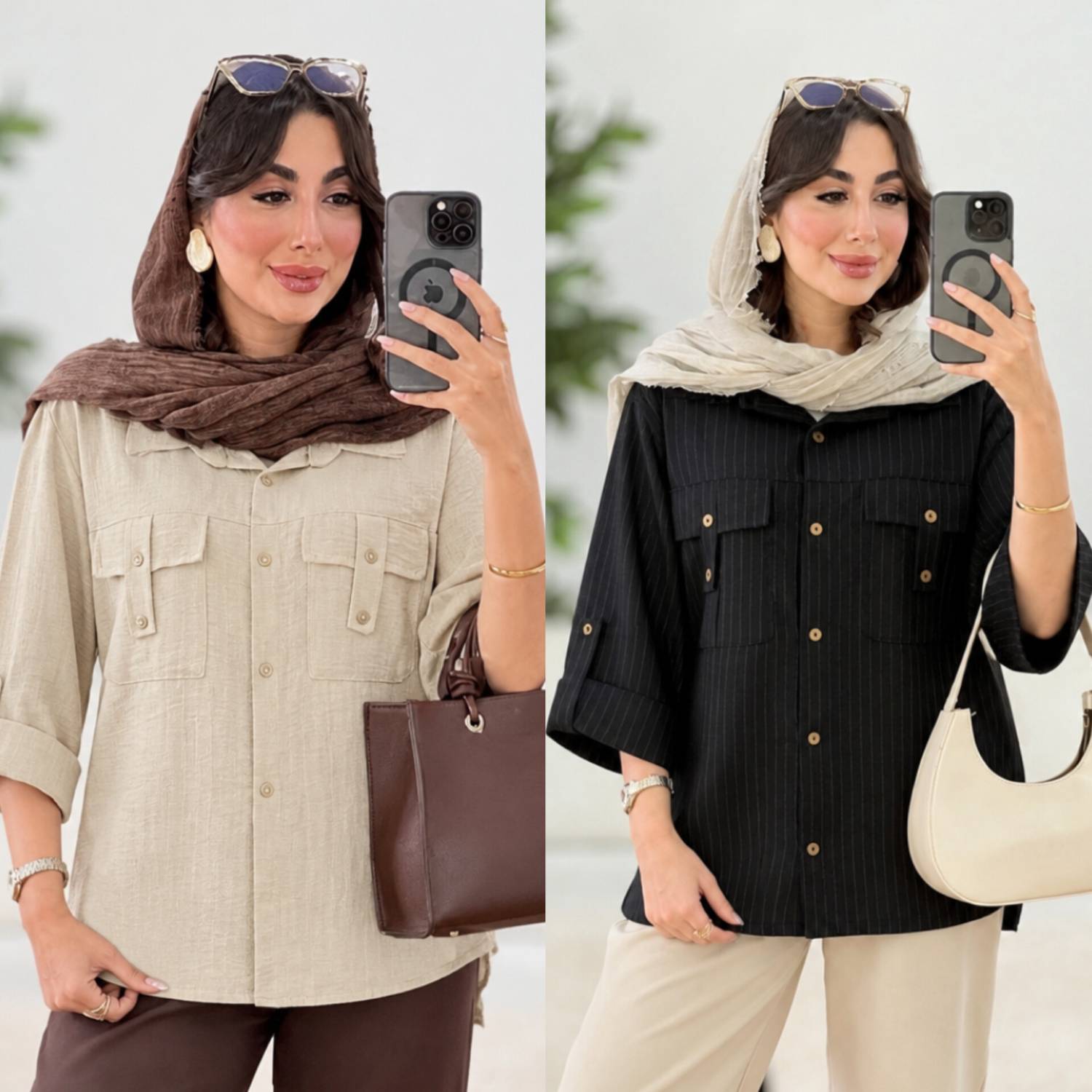 شومیز دیپلمات زنانه مدل مهنا