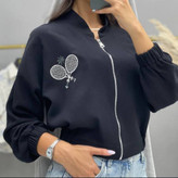 سویشرت زنانه مدل تنیسی