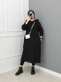 هودی بلند زنانه مدل لندو