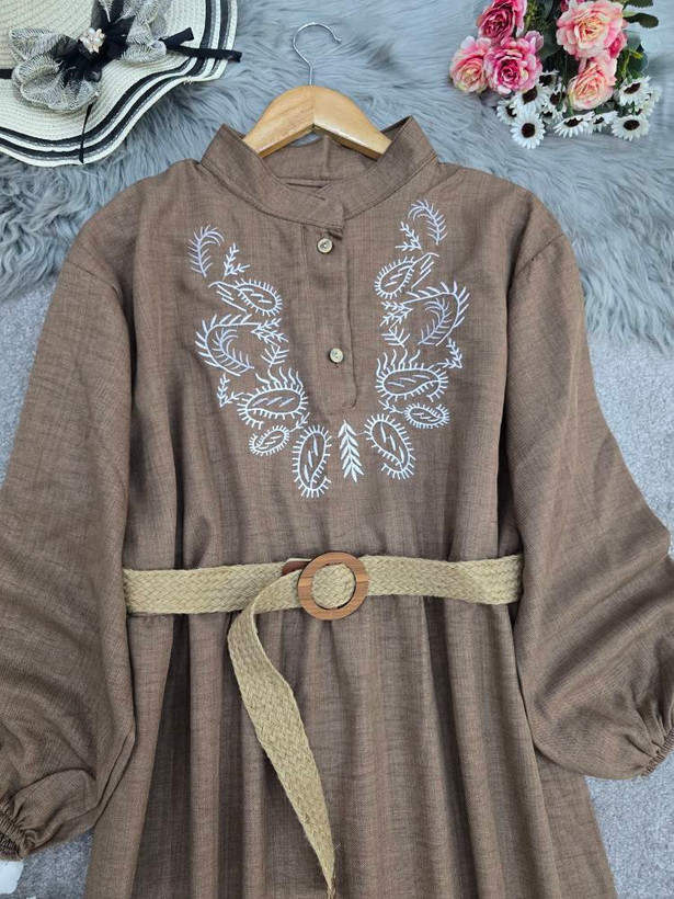کفتان گلدوزی زنانه مدل ترمه