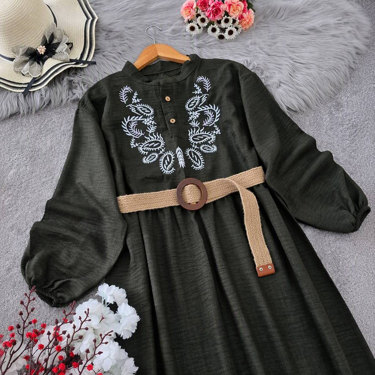 کفتان گلدوزی زنانه مدل ترمه