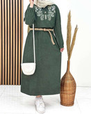 کفتان گلدوزی زنانه مدل ترمه