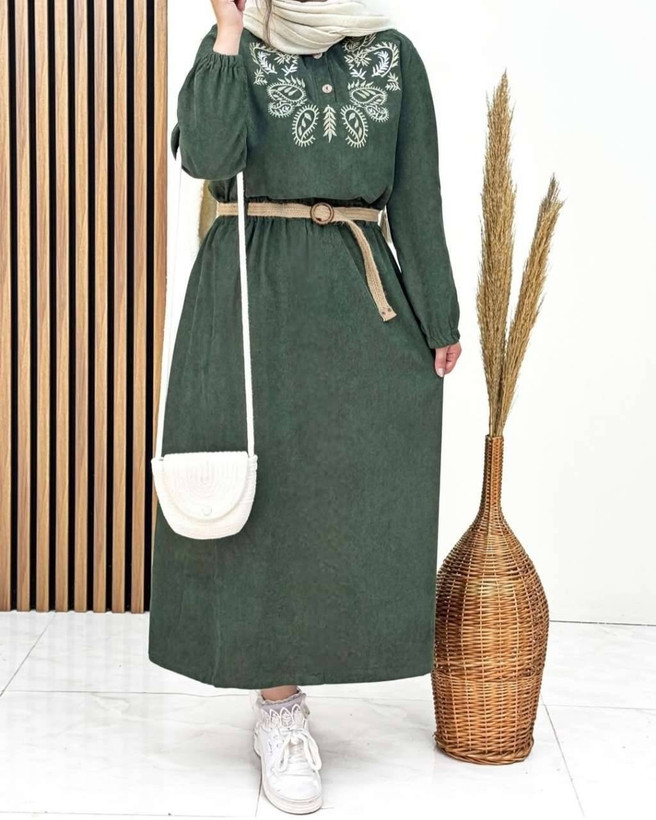 کفتان گلدوزی زنانه مدل ترمه