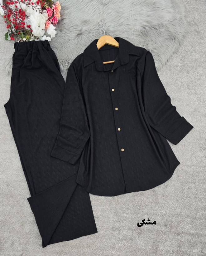 ست مانتو شلوار زنانه مدل بیسکویتی