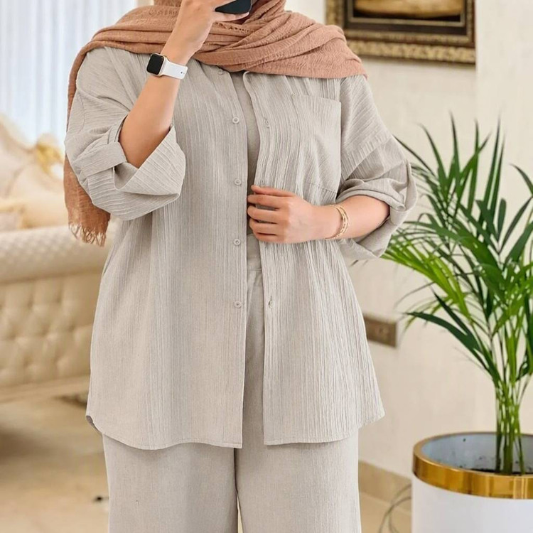 شومیز زنانه مدل کراش پاگن دار
