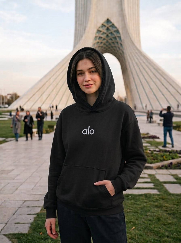 هودی زنانه توکرکی مدل الو alo