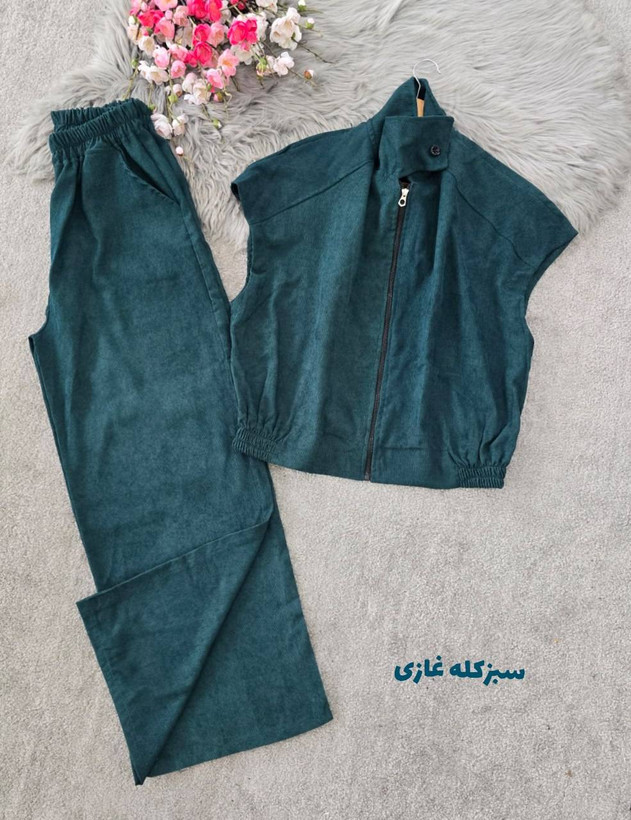 ست وست و شلوار زنانه مدل برکه