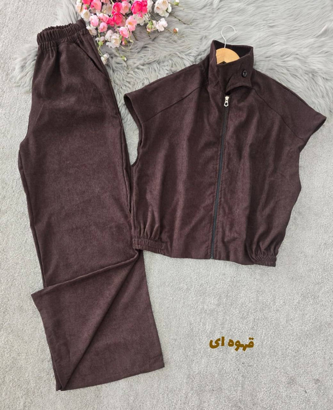 ست وست و شلوار زنانه مدل برکه
